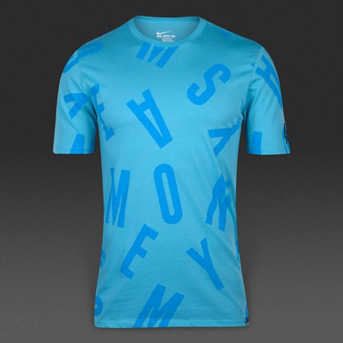 Nike KD Easy Money AOP Tee Omega Blue / Black for Men